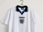 Retro  England 1996 Home White - Image 5