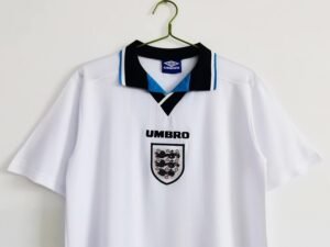Retro  England 1996 Home White - Image 5
