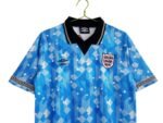 Retro 1990 England Third Blue - Image 3