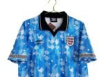 Retro 1990 England Third Blue - Image 7