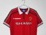 Retro  Manchester United 1998/99 Home Red S-4XL - Image 7