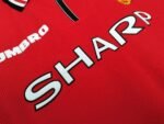 Retro  Manchester United 1998/99 Home Red S-4XL - Image 9