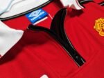 Retro  Manchester United 1998/99 Home Long Sleeves Red - Image 3