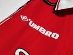 Retro  Manchester United 1998/99 Home Long Sleeves Red - Image 4