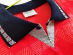 Retro  1990 England 1990 Away Red - Image 6