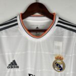 Retro  Real Madrid 13/14 Home White Long Sleeves - Image 6