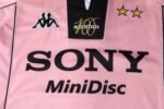 Retro  1997/98 Juventus Centenary Pink Long Sleeves - Image 7