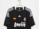 Retro  Real Madrid 08/09 Away Black - Image 6
