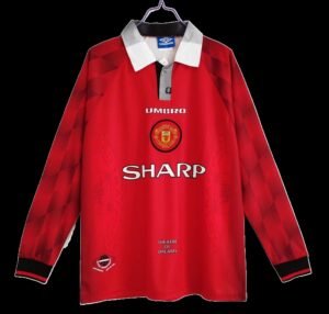 Retro Manchester United 96/97 Home Long Sleeves