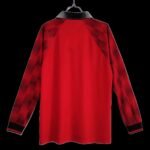 Retro Manchester United 96/97 Home Long Sleeves - Image 2