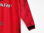 Retro Manchester United 96/97 Home Long Sleeves - Image 5