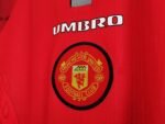 Retro Manchester United 96/97 Home Long Sleeves - Image 8