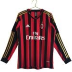 Retro 13/14 AC Milan Home Long Sleeves