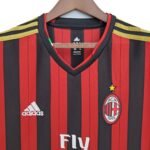 Retro 13/14 AC Milan Home Long Sleeves - Image 3