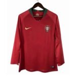 Retro  Portugal 2018 Home Red Long Sleeves