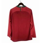 Retro  Portugal 2018 Home Red Long Sleeves - Image 2