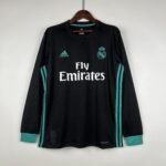Retro  Real Madrid 17/18 Away Black Long Sleeves