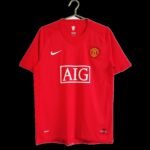 Retro Manchester United 07/08 Home Red