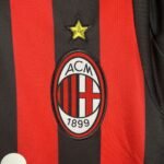 Retro 09/10 AC Milan Home Long Sleeves - Image 3