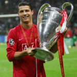 Retro Manchester United 07/08 Final Moscow Home Long Sleeve Red - Image 2