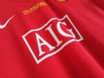 Retro Manchester United 07/08 Final Moscow Home Long Sleeve Red - Image 4