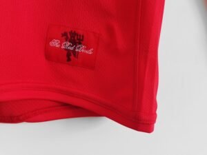 Retro Manchester United 07/08 Final Moscow Home Long Sleeve Red - Image 9