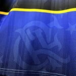 Retro  1995 Flamengo Third Blue - Image 7