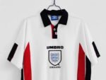 Retro  England 1998 Home White - Image 5