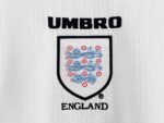 Retro  England 1998 Home White - Image 7