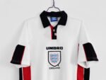 Retro  England 1998 Home White - Image 11