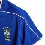 Retro  Brazil 1998 Away Blue - Image 6
