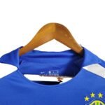 Retro  Brazil 2002 Away Blue - Image 3