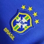 Retro  Brazil 2002 Away Blue - Image 4