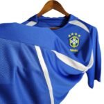 Retro  Brazil 2002 Away Blue - Image 7