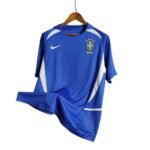 Retro  Brazil 2002 Away Blue - Image 9