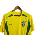 Retro  Brazil 2002 World Cup Home Masculina Yellow - Image 4