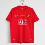 Retro Manchester United 07/08 Final Moscow Home Red
