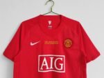 Retro Manchester United 07/08 Final Moscow Home Red - Image 5