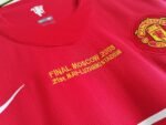 Retro Manchester United 07/08 Final Moscow Home Red - Image 6