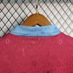 Retro 1995-97 West Ham Long Sleeves Home Red - Image 8