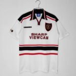 Retro Manchester United 97/99 Away -Branco