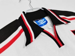 Retro Manchester United 97/99 Away -Branco - Image 3