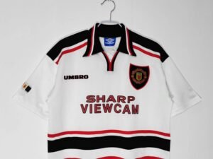 Retro Manchester United 97/99 Away -Branco - Image 7