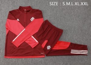 SC Internacional halfl zipper training suit B844 - Image 3