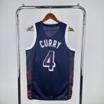 2024 Olympic Basketball USA Blue No.4 Curry - Image 2