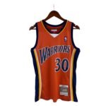 MN Heat Pressed Retro : SW Warriors 09/10 Orange No.30 Curry