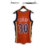 MN Heat Pressed Retro : SW Warriors 09/10 Orange No.30 Curry - Image 2