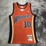 MN Heat Pressed Retro : SW Warriors 09/10 Orange No.30 Curry - Image 3