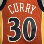 MN Heat Pressed Retro : SW Warriors 09/10 Orange No.30 Curry - Image 7