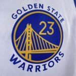 23 Season Warriors V-neck White No.23 Green - Image 3